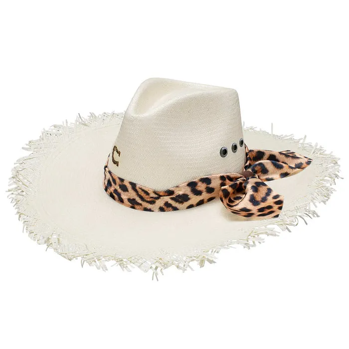 Earrings CHARLIE 1 HORSE Charlie 1 Horse Pretty Kitty Raw 4 34in Brim Straw Fashion Hat