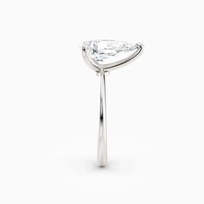 Rings Honey Jewelry Co Lolo Thin Pear Cut Solitaire Engagement Ring