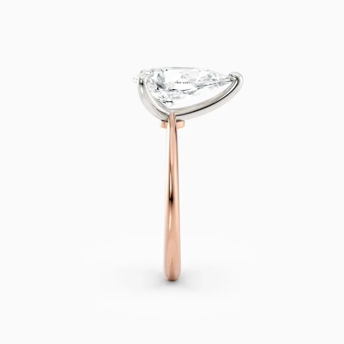 Rings Honey Jewelry Co Lolo Thin Pear Cut Solitaire Engagement Ring