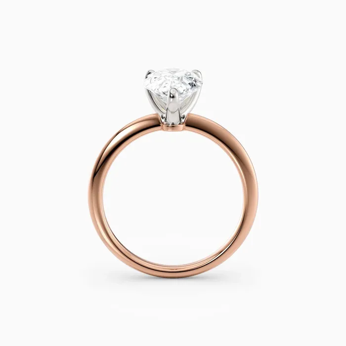 Rings Honey Jewelry Co Lolo Thin Pear Cut Solitaire Engagement Ring