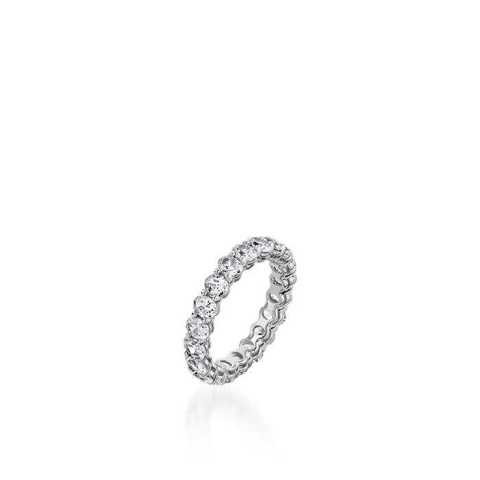 Rings John Atencio 3Carat Oval Natural Diamond Eternity Band