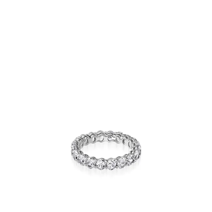 Rings John Atencio 3Carat Oval Natural Diamond Eternity Band