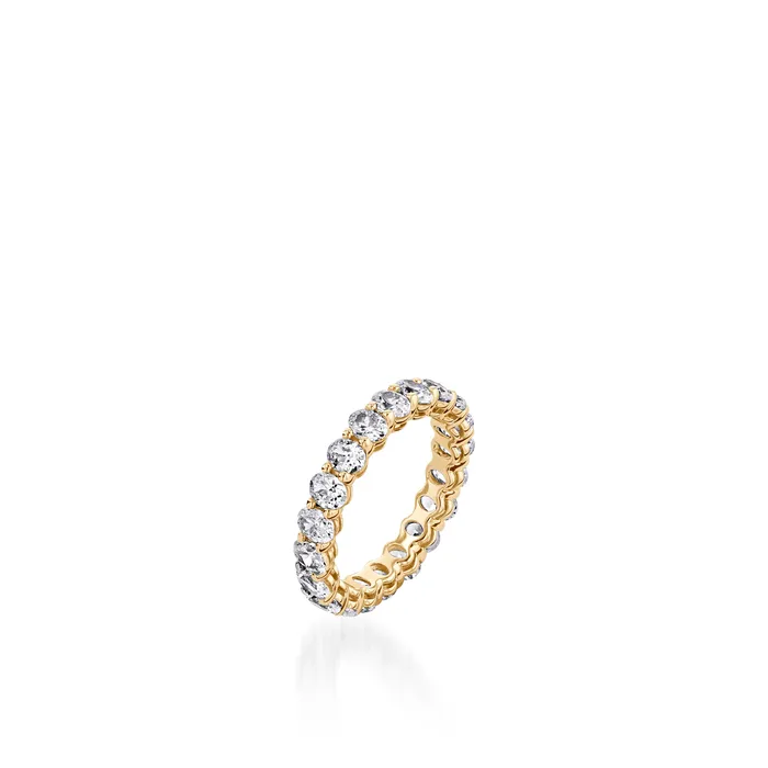 Rings John Atencio 3Carat Oval Natural Diamond Eternity Band