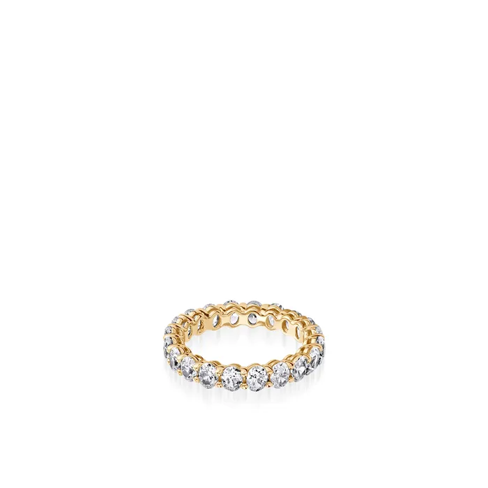 Rings John Atencio 3Carat Oval Natural Diamond Eternity Band