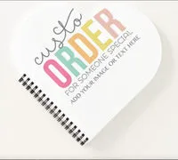 ZAZZLE Customizable Hearts Notebook upload your photo and personalize it Necklaces