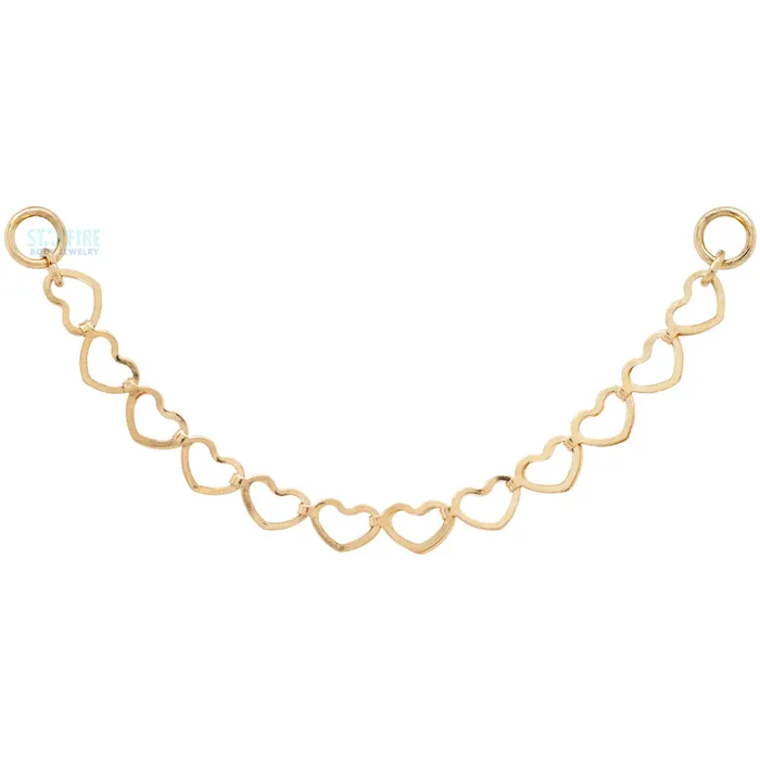 Barracuda Chain Attachment in Gold Hialeah Fine Jewelry Earrings