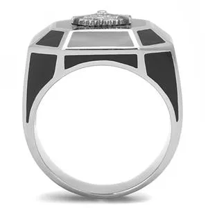 Green Rings CJE3282 Wholesale Mens Stainless Steel Epoxy Jet Masonic Ring Green Rings CJE3282 Wholesale Mens Stainless Steel Epoxy Jet Masonic Ring