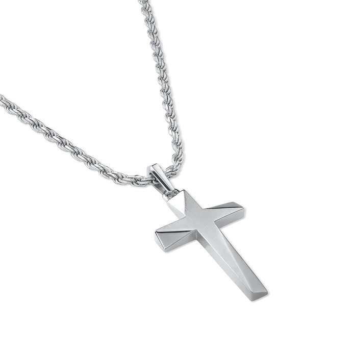 Necklaces Cross Sterling Silver Pendants