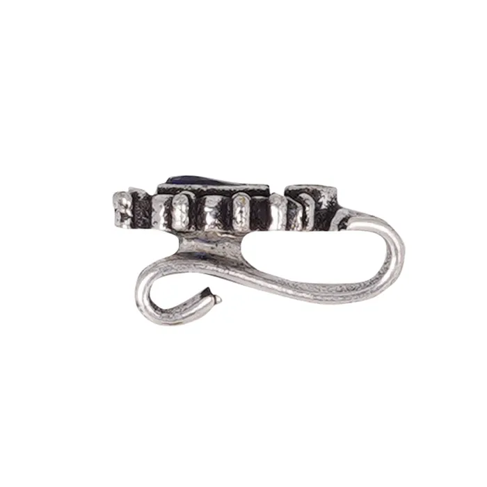Teejh Parthavi Blue Stone Nose Pin Teejh Rings