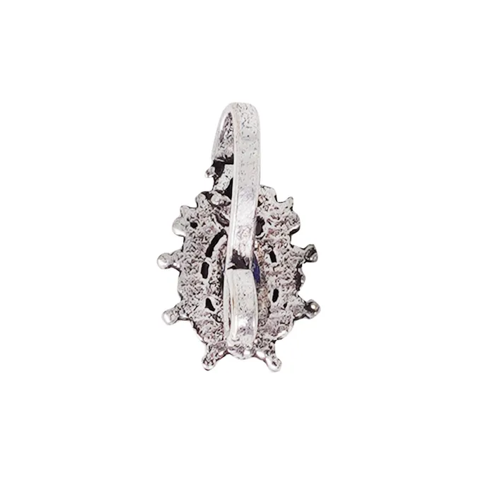 Teejh Parthavi Blue Stone Nose Pin Teejh Rings