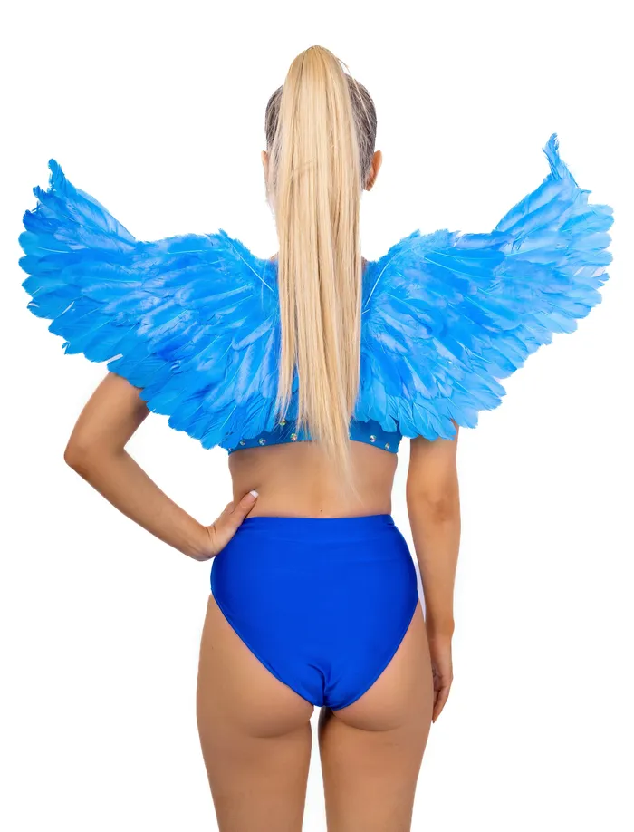 THE LUMI SHOP Necklaces Ocean Blue Angel Wings