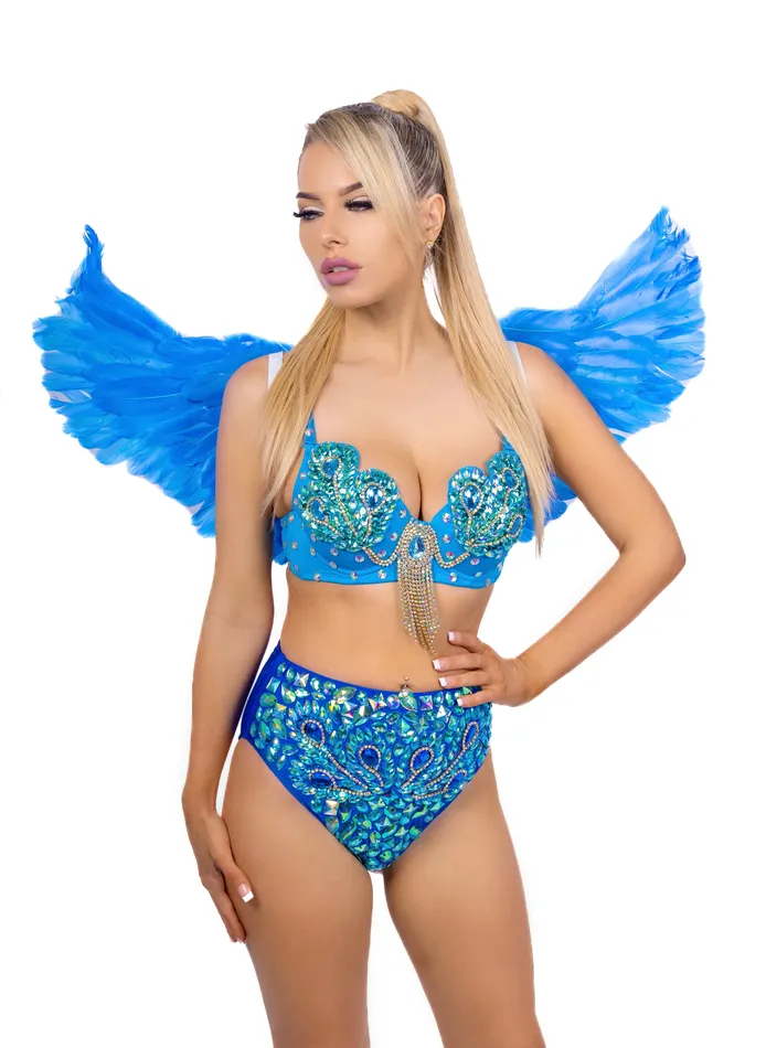 THE LUMI SHOP Necklaces Ocean Blue Angel Wings THE LUMI SHOP Necklaces Ocean Blue Angel Wings