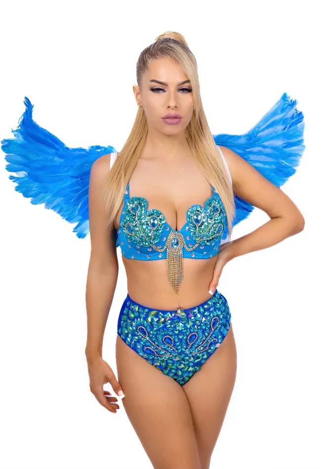 THE LUMI SHOP Necklaces Ocean Blue Angel Wings THE LUMI SHOP Necklaces Ocean Blue Angel Wings