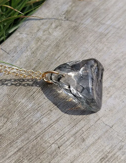 02 Necklaces N946 Gold Clear Geometric Shape Black Inlay Necklace with FREE Earrings 02 Necklaces N946 Gold Clear Geometric Shape Black Inlay Necklace with FREE Earrings