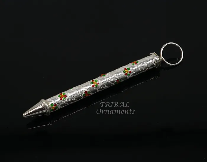 925 sterling silver new trendy Holi special Laddu Gopala colorful water Pichkari and Bucket best gift to Lord Krishna accessories su1010 TRIBAL ORNAMENTS Necklaces