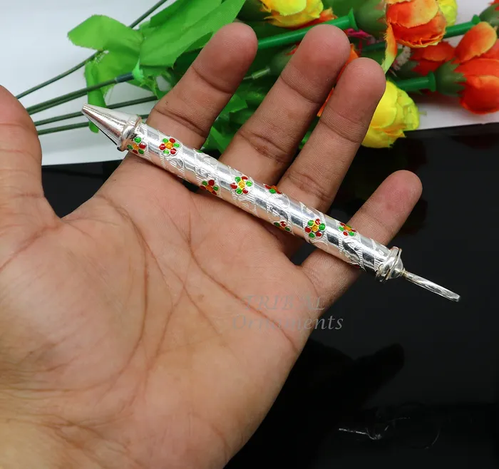 925 sterling silver new trendy Holi special Laddu Gopala colorful water Pichkari and Bucket best gift to Lord Krishna accessories su1010 TRIBAL ORNAMENTS Necklaces