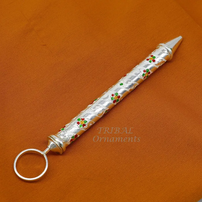925 sterling silver new trendy Holi special Laddu Gopala colorful water Pichkari and Bucket best gift to Lord Krishna accessories su1010 TRIBAL ORNAMENTS Necklaces