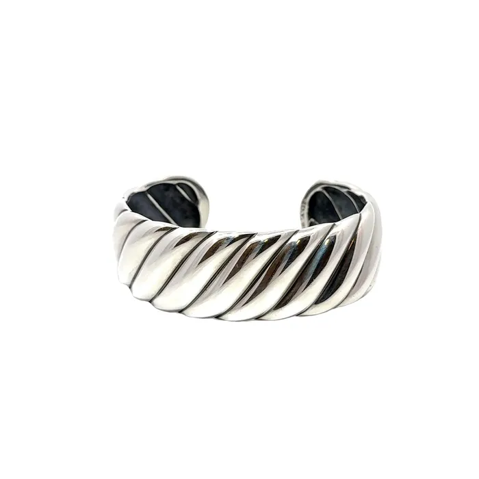 David Yurman Earrings PreOwned David Yurman Sculpted Cable Cuff