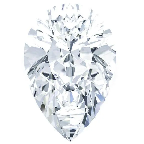 FAB Moissanite Pear Cut FIRE BRILLIANCE Rings