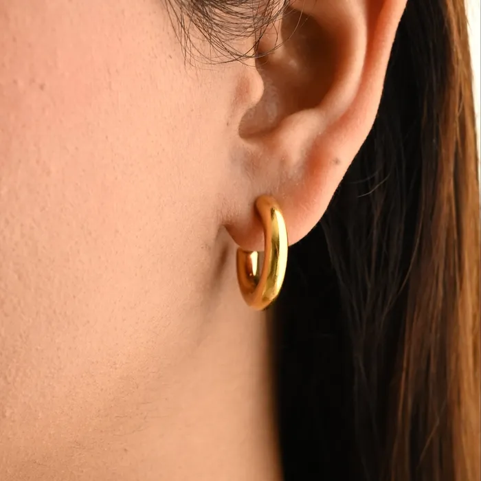 Jewelvers Earrings 18K GoldFilled Small Hoop Earrings Jewelvers Earrings 18K GoldFilled Small Hoop Earrings