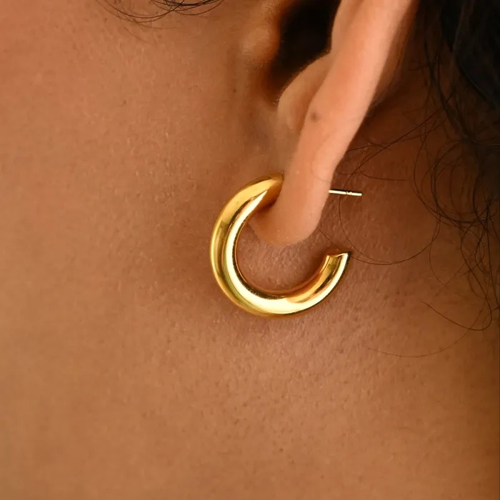 Jewelvers Earrings 18K GoldFilled Small Hoop Earrings Jewelvers Earrings 18K GoldFilled Small Hoop Earrings