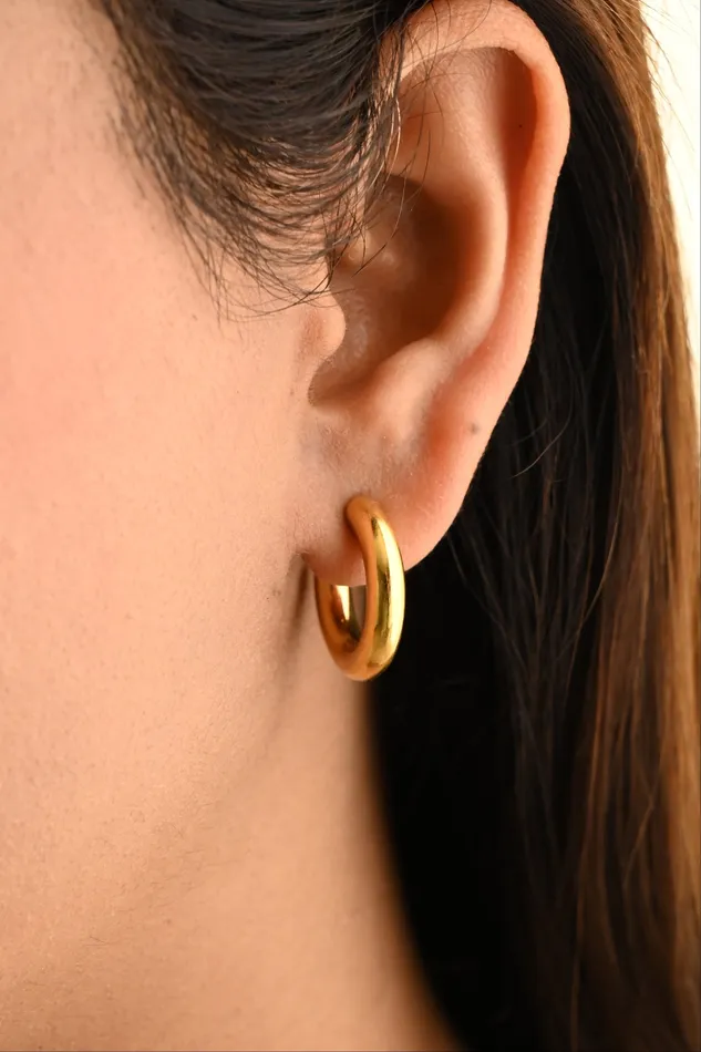 Jewelvers Earrings 18K GoldFilled Small Hoop Earrings Jewelvers Earrings 18K GoldFilled Small Hoop Earrings