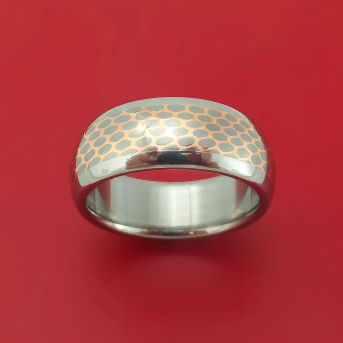 Lashbrook Rings Titanium and Superconductor Ring Custom Made TitaniumNiobium and Copper Band Lashbrook Rings Titanium and Superconductor Ring Custom Made TitaniumNiobium and Copper Band