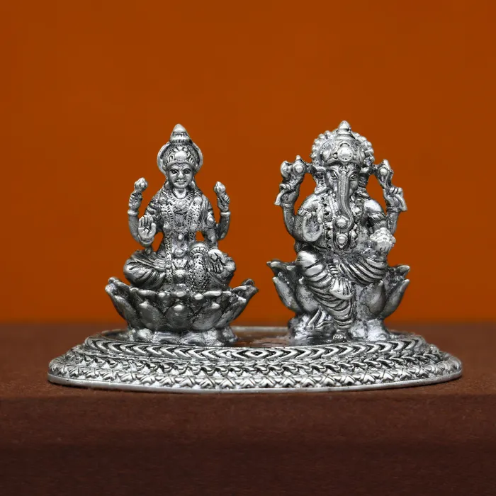 Necklaces TRIBAL ORNAMENTS 12 925 Sterling silver Lakshmi and Ganesha statue puja article figurine Diwali puja brings joy hope and wealth to the owners art718 Necklaces TRIBAL ORNAMENTS 12 925 Sterling silver Lakshmi and Ganesha statue puja article figurine Diwali puja brings joy hope and wealth to the owners art718