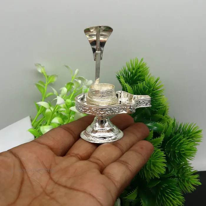 Necklaces TRIBAL ORNAMENTS Pure 925 solid sterling silver lord shiva lingam standjalheri use for puthold shiva lingam in home temple Shiva Vratam puja art su366
