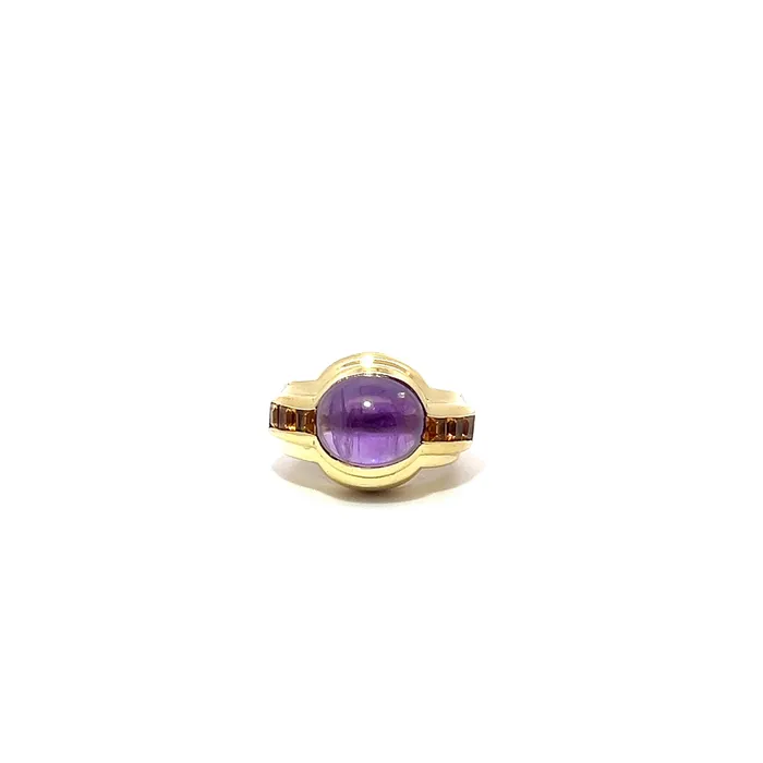 Rings PreOwned Amethyst and Citrine Ring STORE 5a