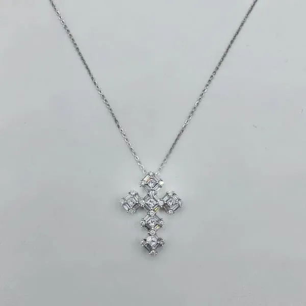 14KT Diamond Cross Pendant features 10ct Diamonds Diamond Source NYC Necklaces 14KT Diamond Cross Pendant features 10ct Diamonds Diamond Source NYC Necklaces