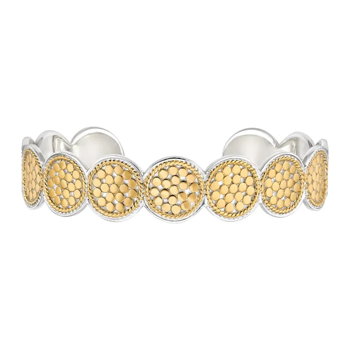Anna Beck Disc Cuff Bracelet Gold Plated Anna Beck Bracelets