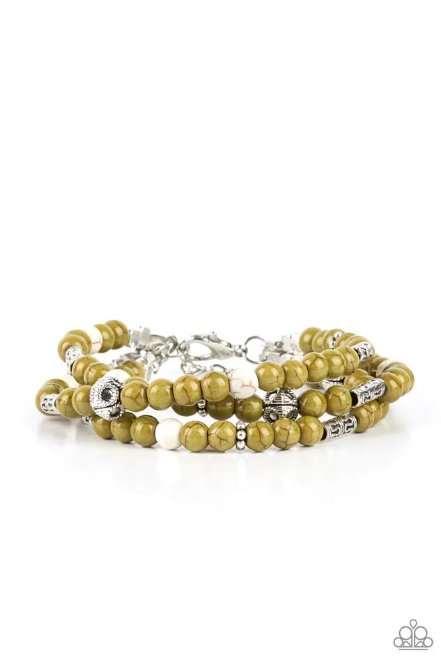 Bracelets Paparazzi Bracelet Desert Decorum Green Paparazzi Jewelry Bracelets Paparazzi Bracelet Desert Decorum Green Paparazzi Jewelry