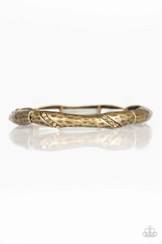 Bracelets Paparazzi Bracelet Watch Out For Ice Brass Paparazzi Jewelry