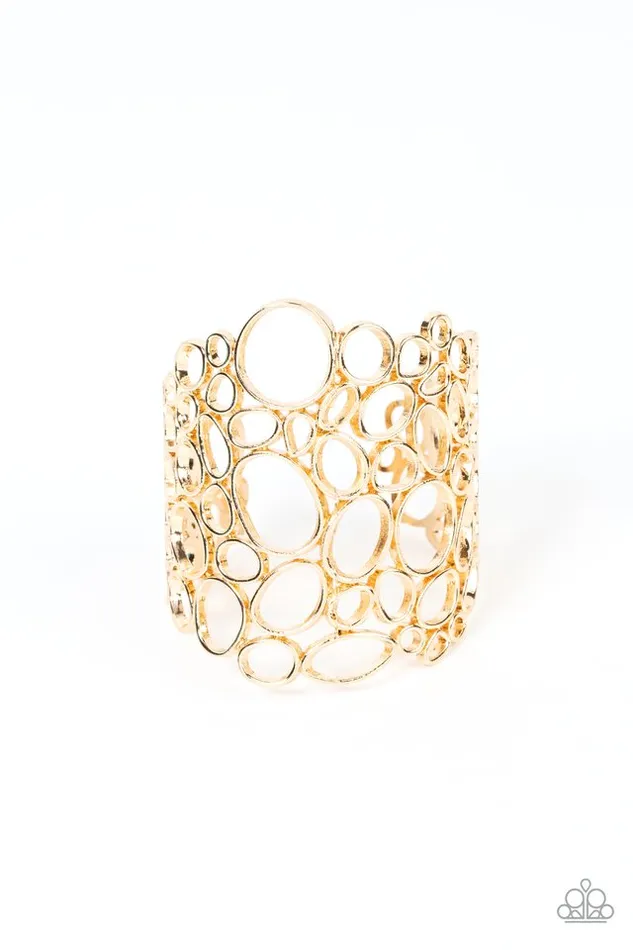 Bracelets Paparazzi Jewelry Paparazzi Bracelet All Turned Around Gold Bracelets Paparazzi Jewelry Paparazzi Bracelet All Turned Around Gold