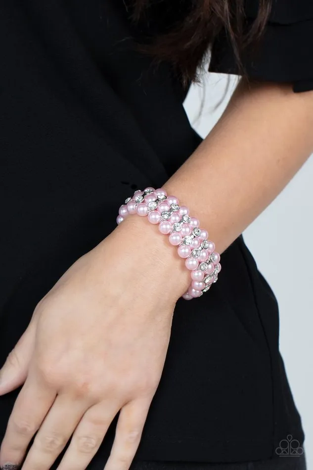 Bracelets Paparazzi Jewelry Paparazzi Bracelet Eiffel Tower Elegance Pink