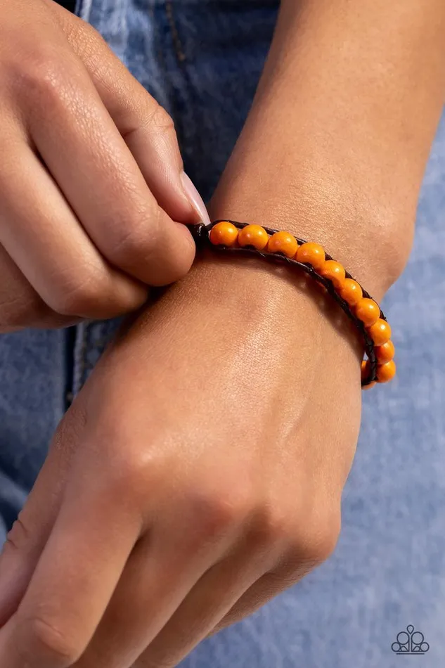 Bracelets Paparazzi Jewelry Paparazzi Bracelet Epic Explorer Orange