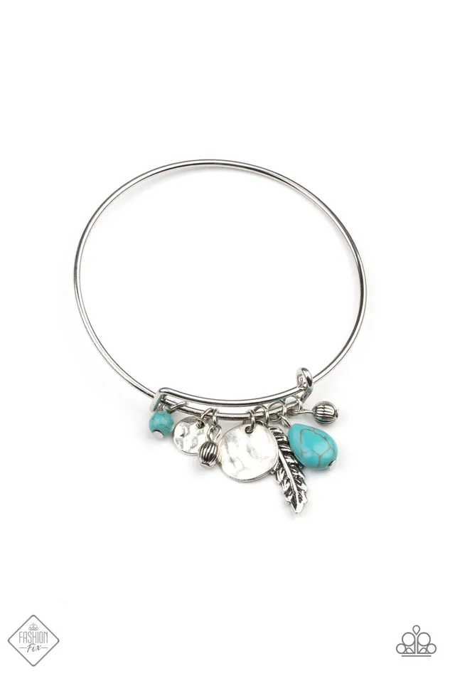 Bracelets Paparazzi Jewelry Paparazzi Bracelet Fashion Fix May 2021 Root and RANCH Blue Bracelets Paparazzi Jewelry Paparazzi Bracelet Fashion Fix May 2021 Root and RANCH Blue