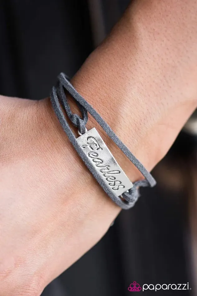 Bracelets Paparazzi Jewelry Paparazzi Bracelet Fearless Silver