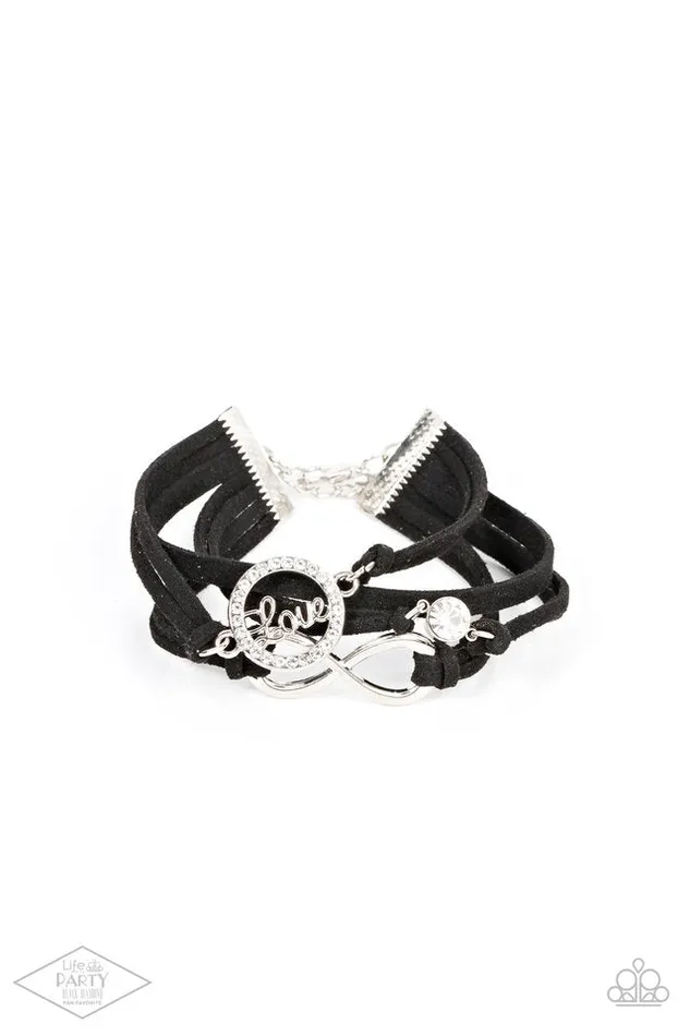 Bracelets Paparazzi Jewelry Paparazzi Bracelet I Will Always Love You Black Bracelets Paparazzi Jewelry Paparazzi Bracelet I Will Always Love You Black