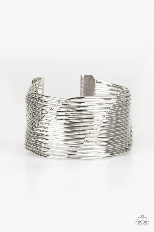 Bracelets Paparazzi Jewelry Paparazzi Bracelet Retro Revamp Silver
