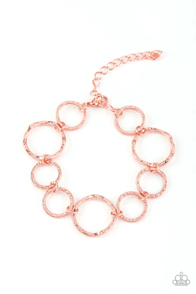 Bracelets Paparazzi Jewelry Paparazzi Bracelet Ring Up The Curtain Copper