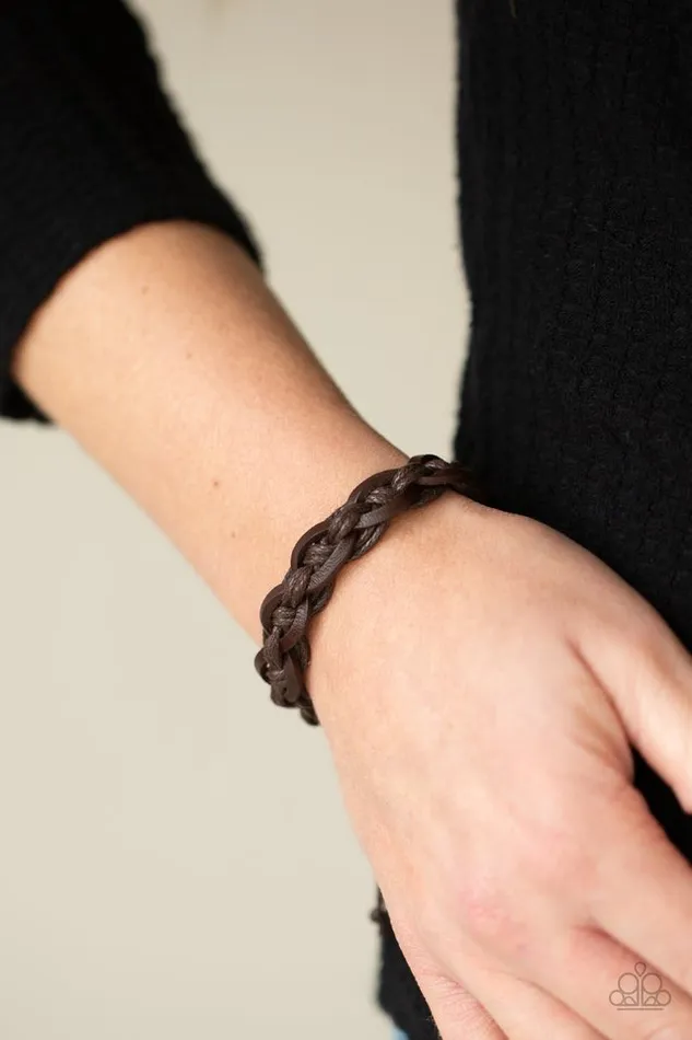 Bracelets Paparazzi Jewelry Paparazzi Bracelet Rugged Adventure Brown