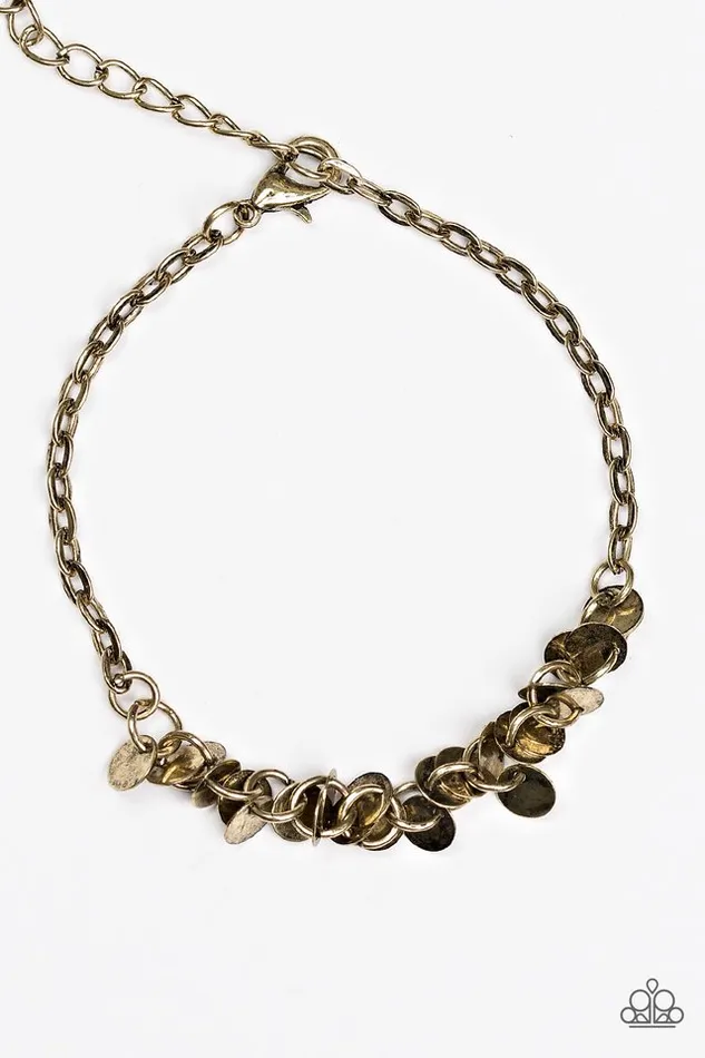 Bracelets Paparazzi Jewelry Paparazzi Bracelet Shimmer Train Brass