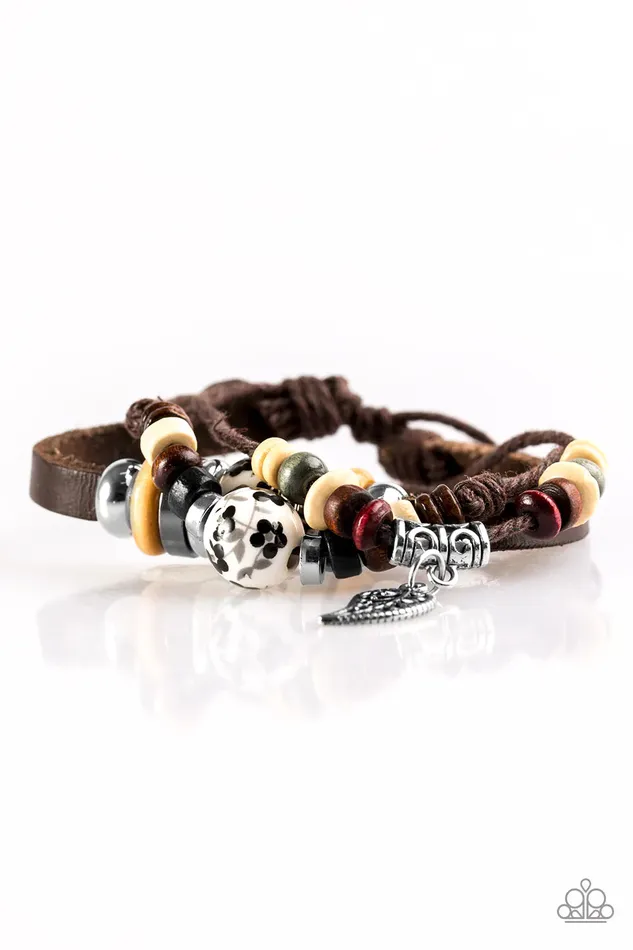 Bracelets Paparazzi Jewelry Paparazzi Bracelet Spring Vacation Brown