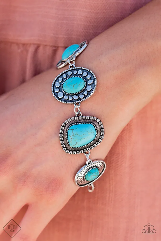Bracelets Paparazzi Jewelry Paparazzi Bracelet Taos Trendsetter Blue