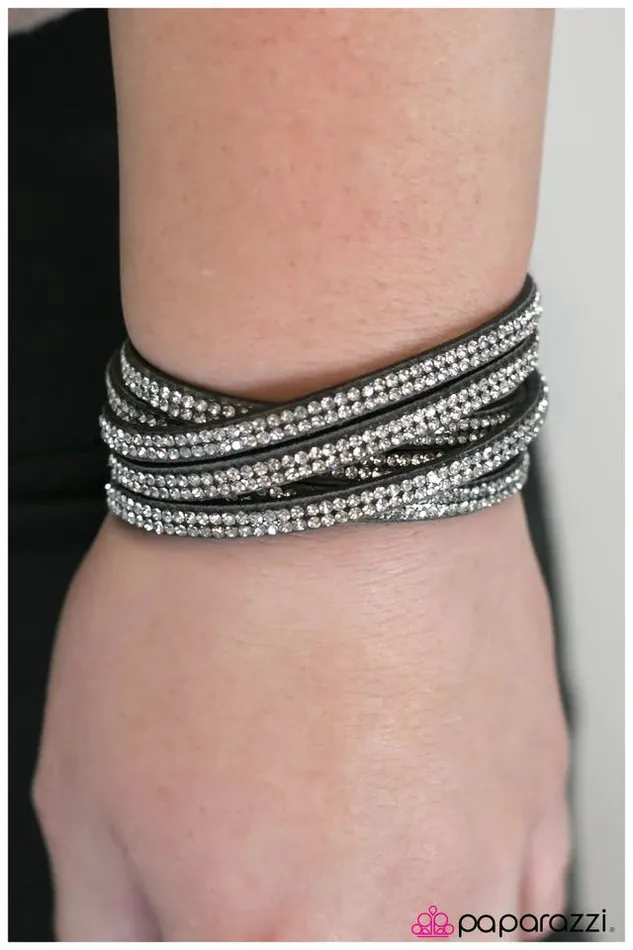 Bracelets Paparazzi Jewelry Paparazzi Bracelet The WRAP Nae Nae Silver