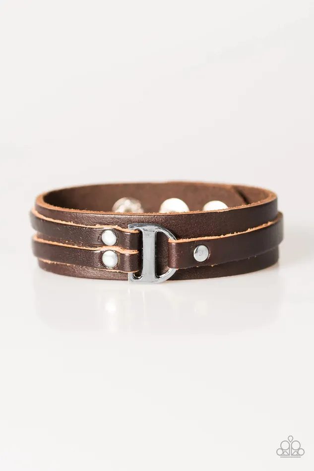 Bracelets Paparazzi Jewelry Paparazzi Bracelet Urban Edge Brown