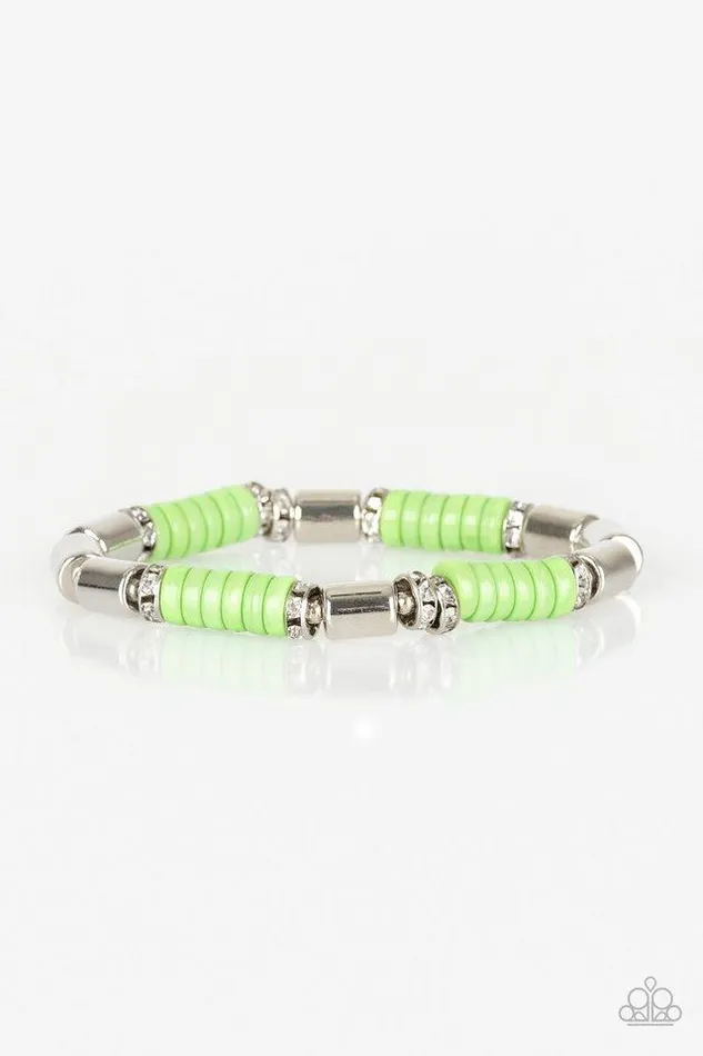 Bracelets Paparazzi Jewelry Paparazzi Bracelet Whimsical Wanderer Green