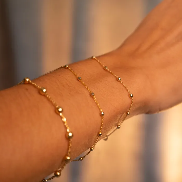 Bracelets RG 14k Disco Satellite Bracelet